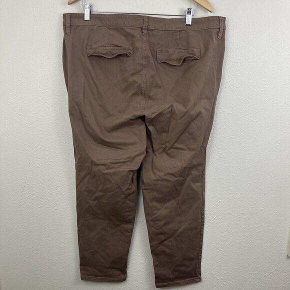 Torrid Crop Skinny Chino Stretch Twill Mid Rise Pants Womens Plus Size 18 - Picture 4 of 6